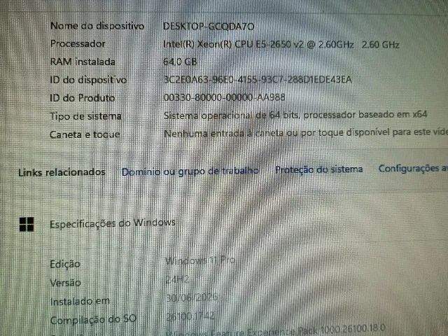Workstation Dell Precision T5610 - Xeon(r) Cpu E5-2650 64gb de RAM - Foto 4
