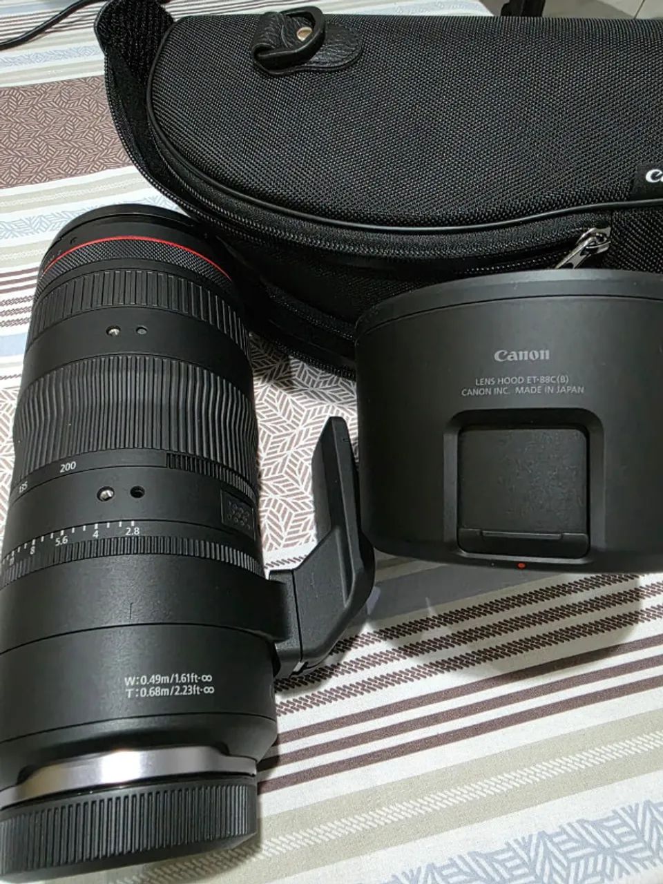 Lente Canon RF 70-200mm F2.8L IS USM Z (Preto, Canon RF)