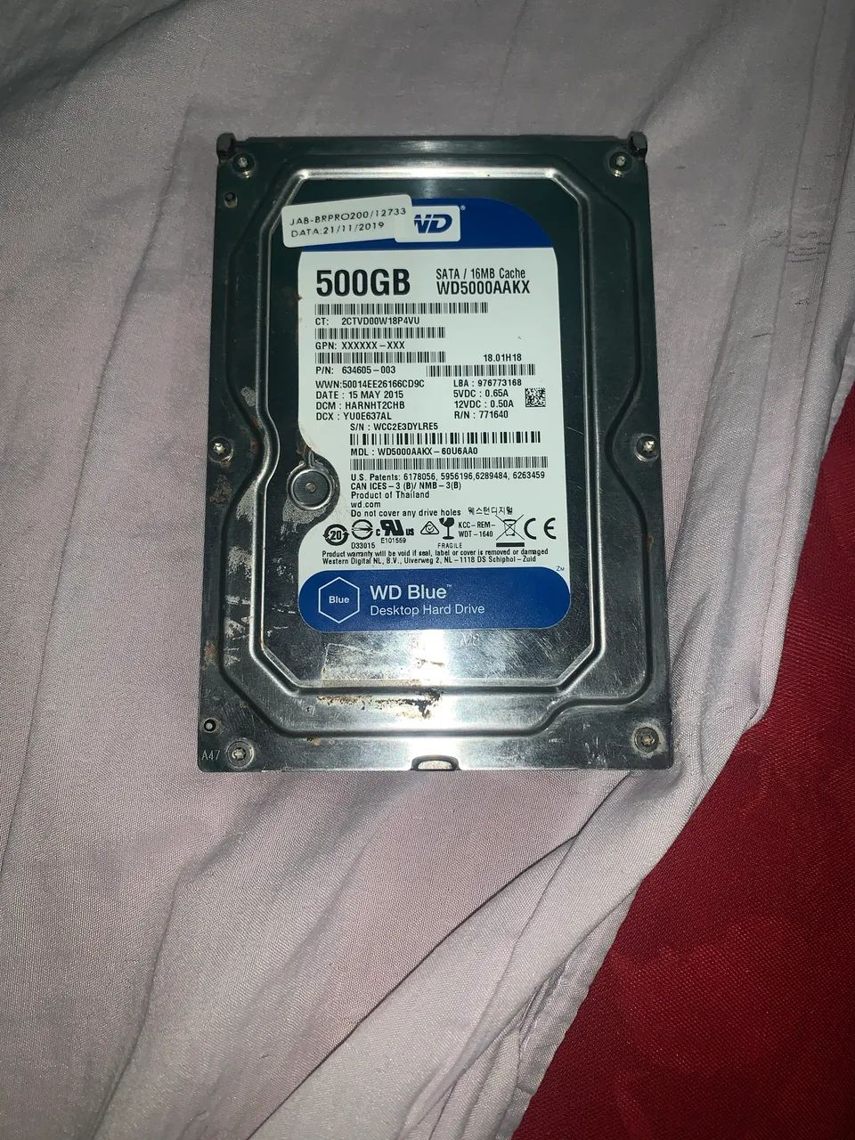 Hd de 500 gb