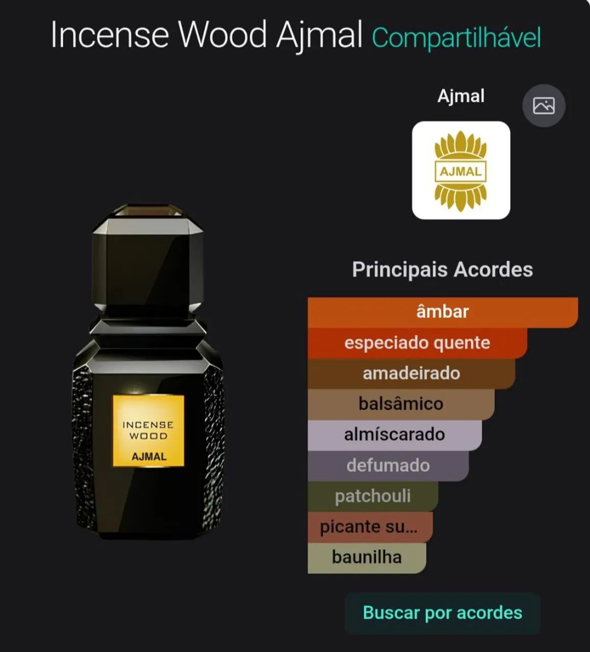 Perfume incense wood ajmal  - Foto 5