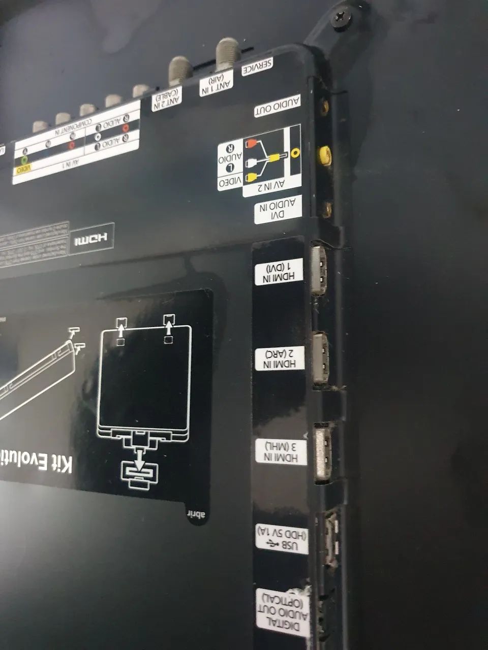 Tv/Monitor Led Samsung 46 Polegadas Un46es8000g Full Hd Funcionando no Estado. Leiam!  - Foto 4