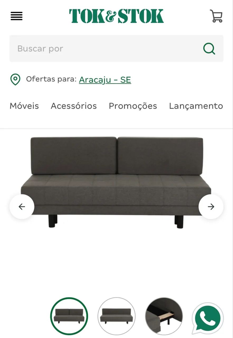 Sofá cama Tok STOK - Foto 3