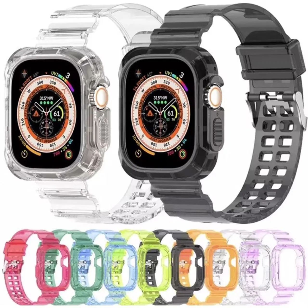 Case com pulseira para smartwatch de 49mm - Foto 3