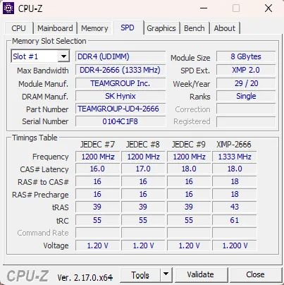 DDR4 Vulcan T-FORCE 2666MHz - Foto 3