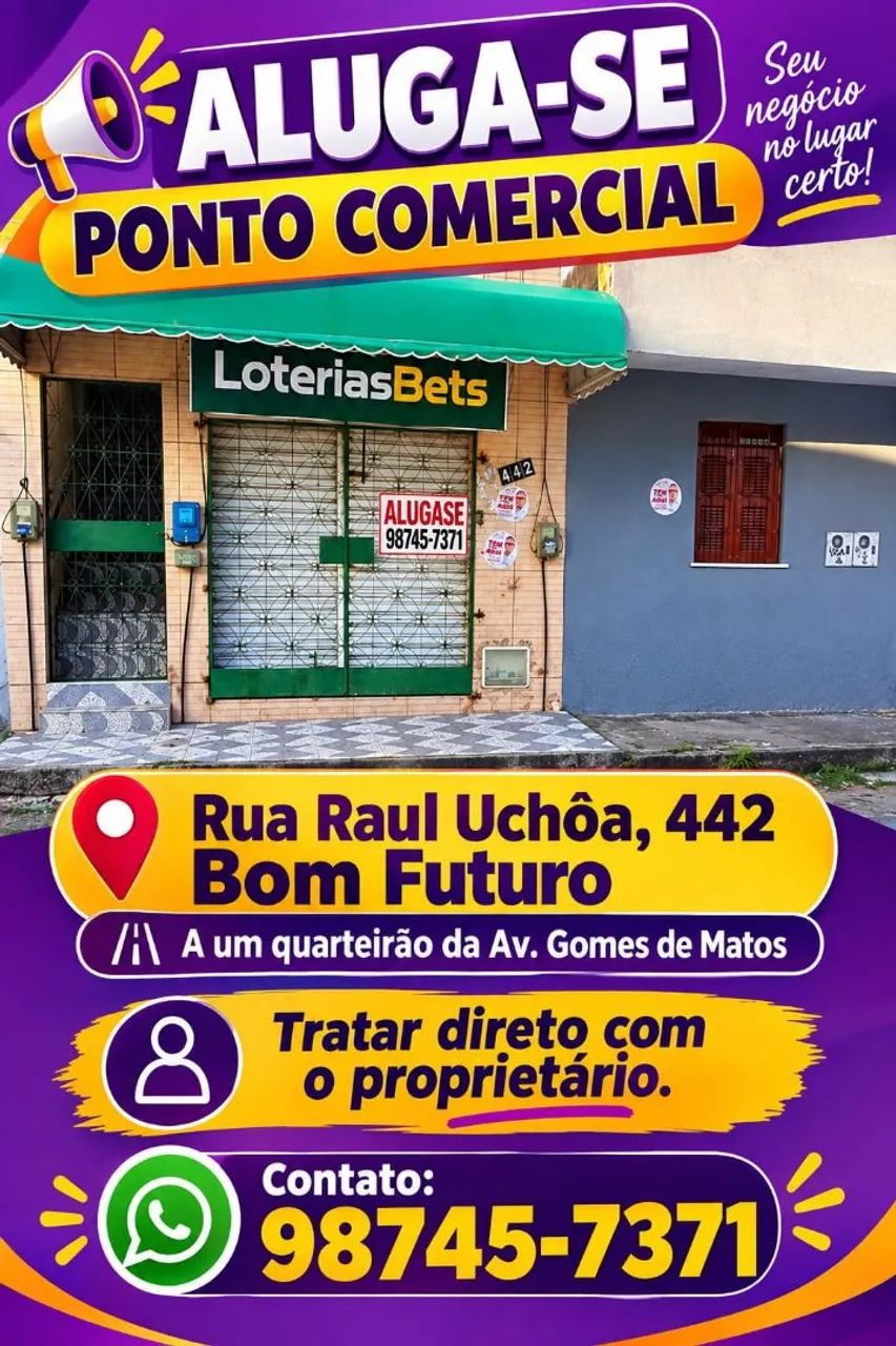 Loja disponível para aluguel no Montese 