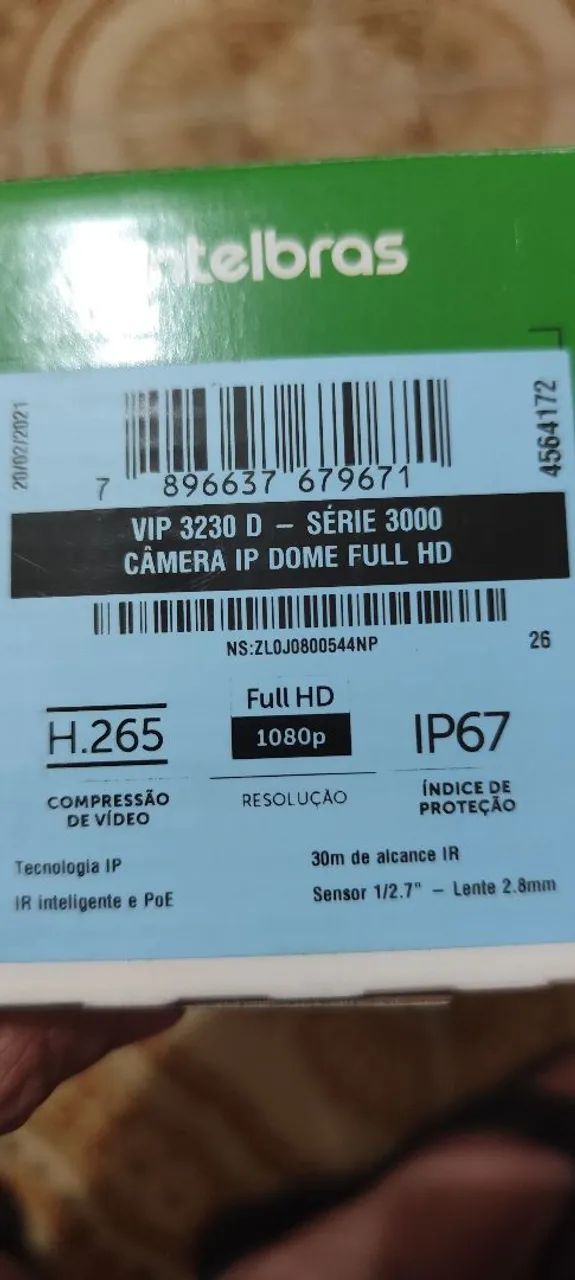 Câmera Intelbras VIP 3230 D  - Foto 3