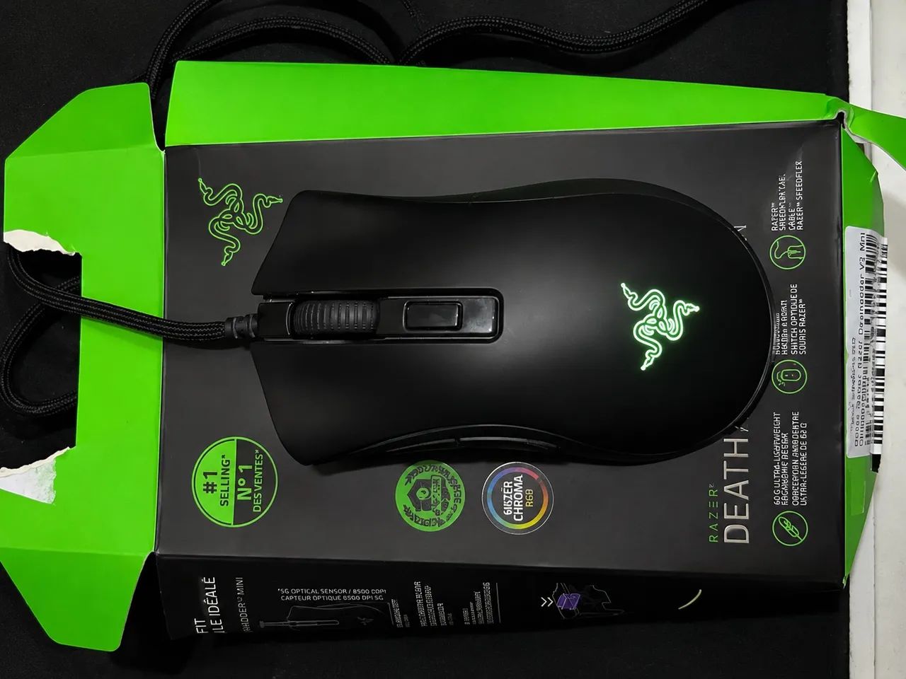 Mouse Gamer Razer DeathAdder Mini V2