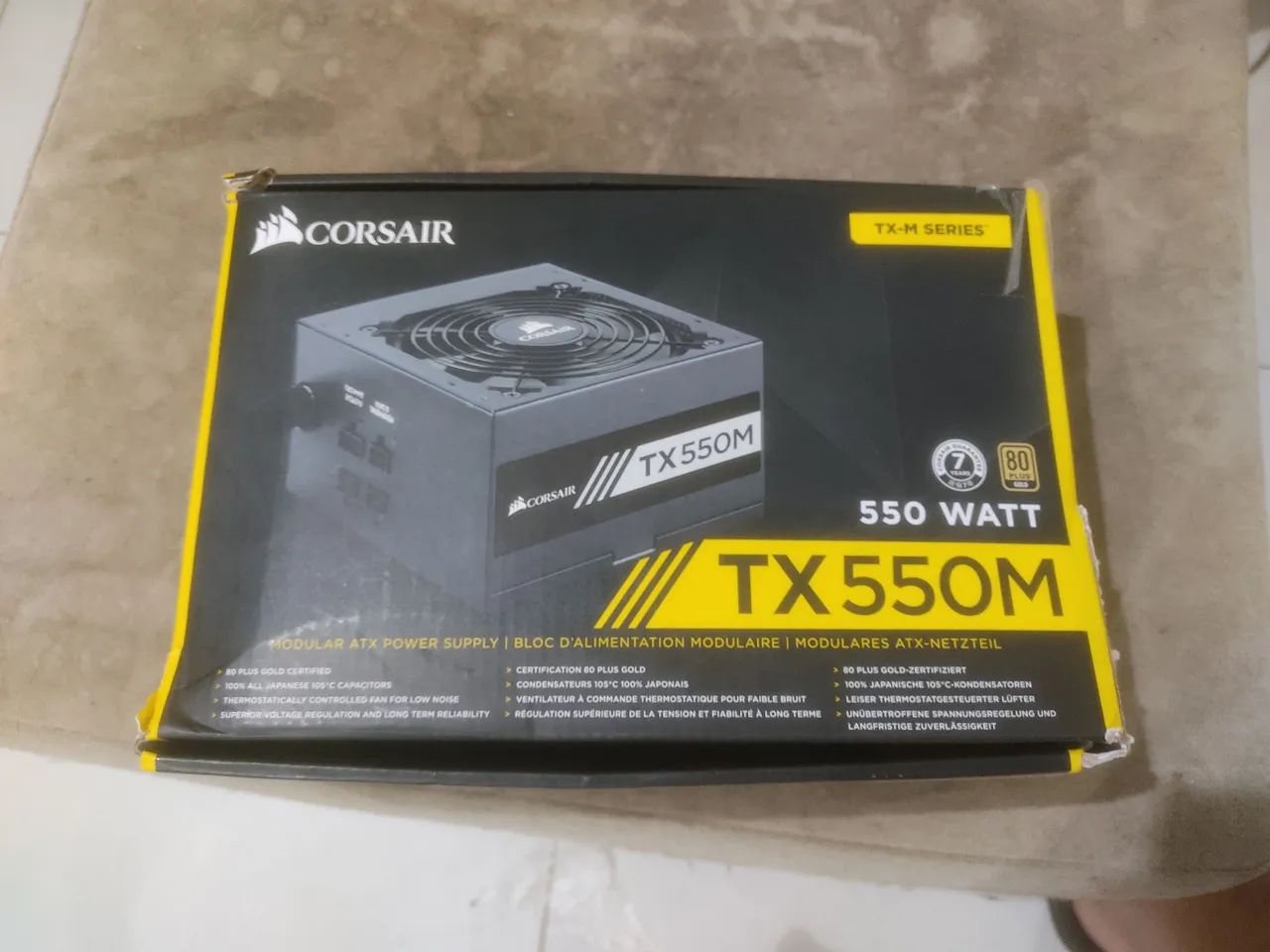 Fonte Corsair 80 Gold 550w - Foto 2