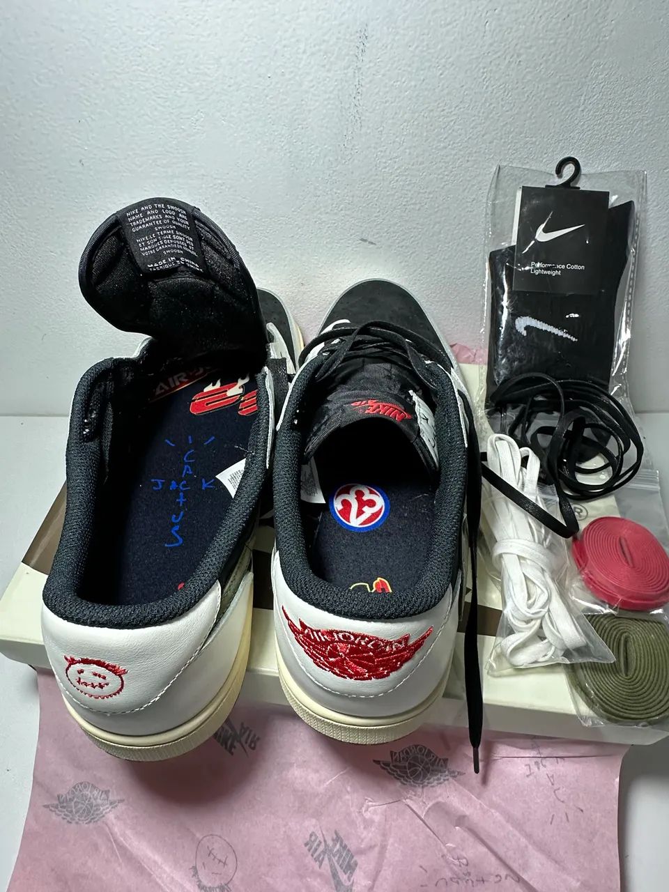 Nike Travis Scott Air Jordan 1 Low Olive - Foto 5