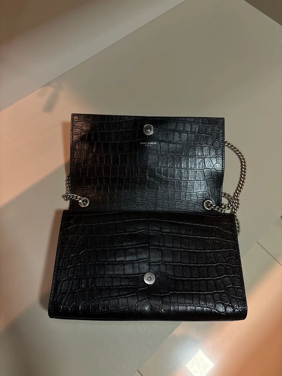 Bolsa saint laurent ORIGINAL kate tassel crocodile medium - Foto 2