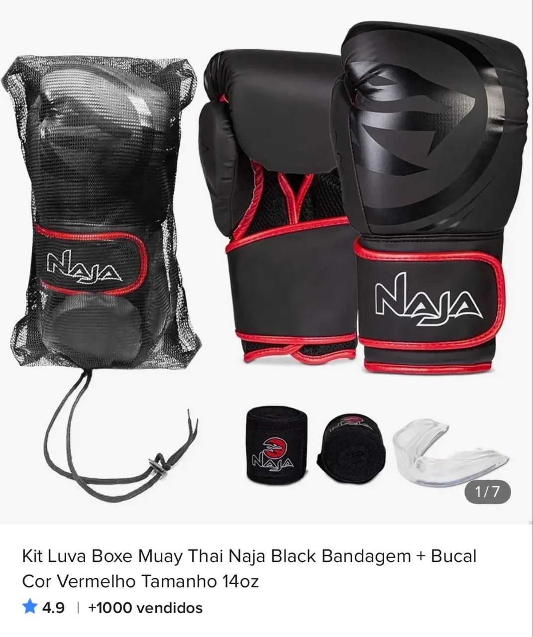Luva de Kickboxing 