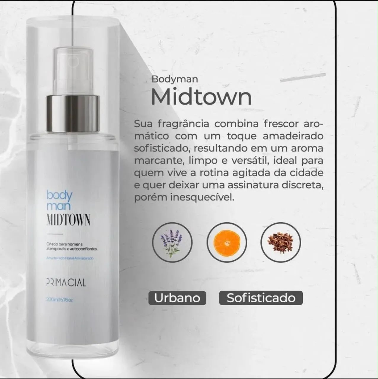 Kit Body Splash Masculino Barbarius + Enigma + Midtown 200ml