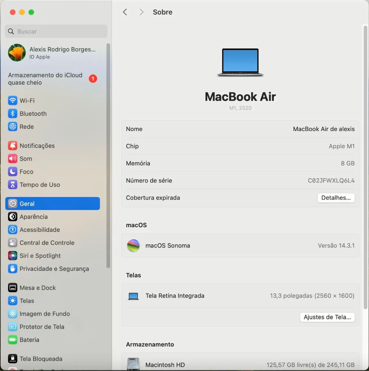 Macbook air m1 8gb 256gb - Foto 5