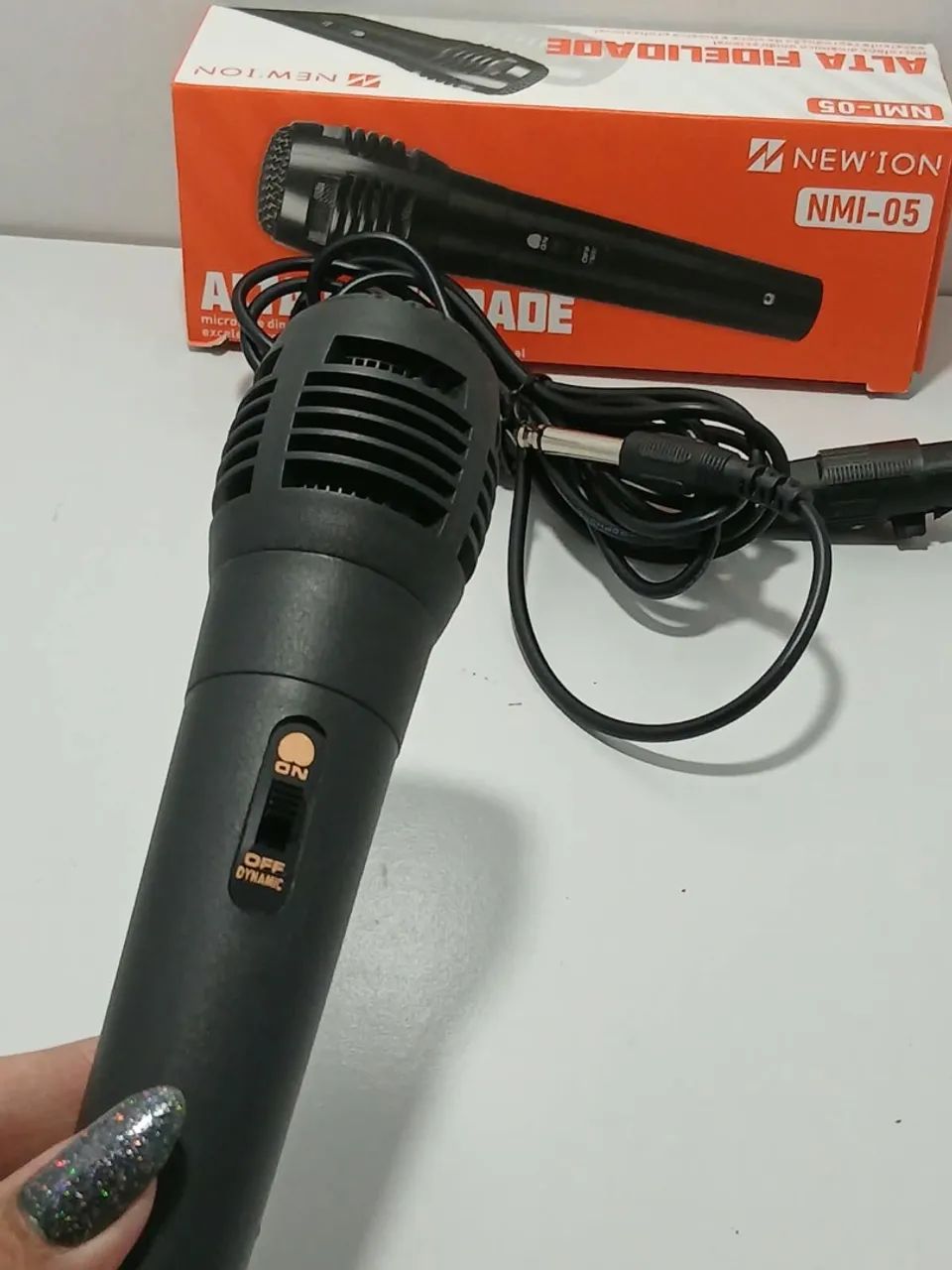 MICROFONE COM FIO - ENTREGAMOS  - Foto 2