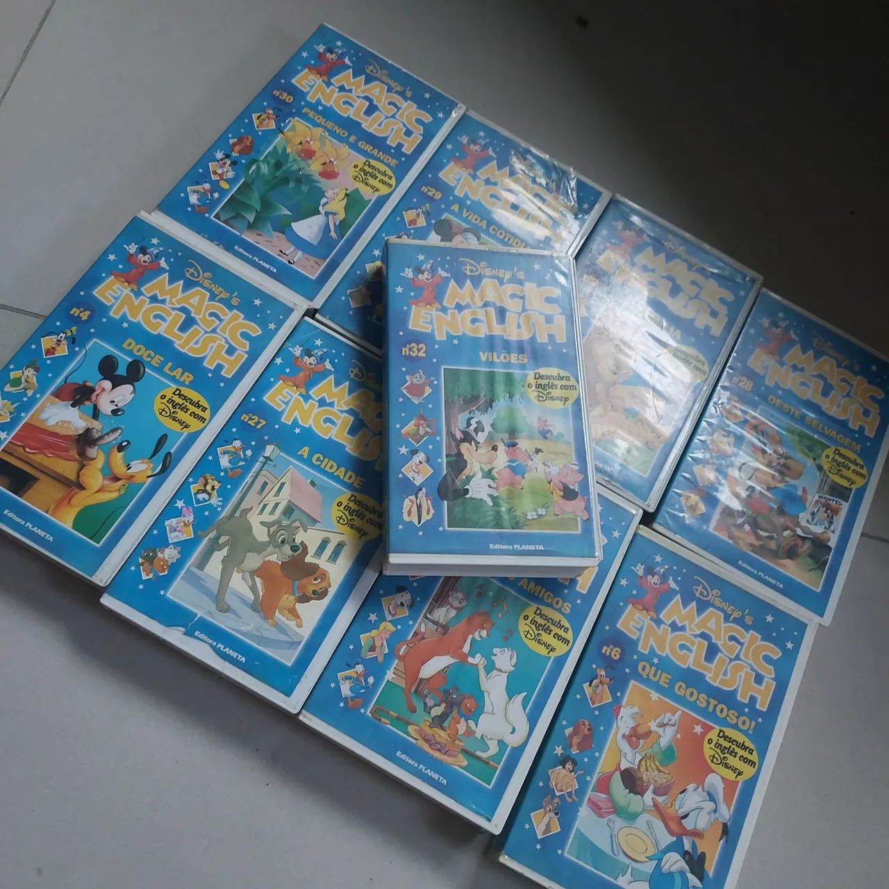 VHS 9 FITAS Disney MAGIC ENGLISH - Foto 2