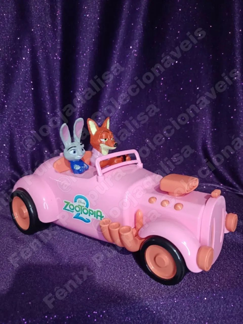 Balde Carro Premium Zootopia 2 Judy Hoppys Nick Wilde Cinemark Com Tirante Novo Disney - Foto 3