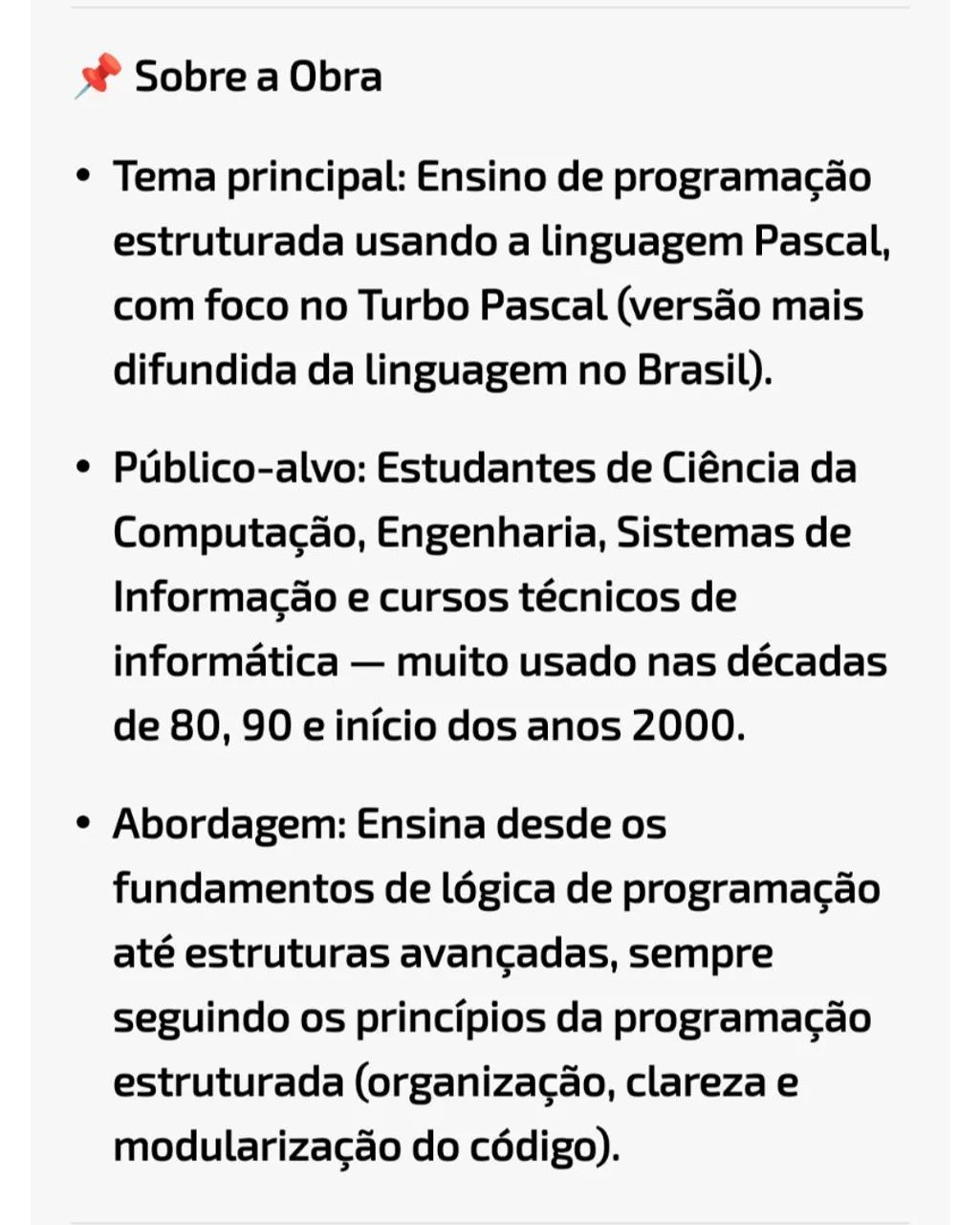 Livro Pascal Estrutura  - Foto 5