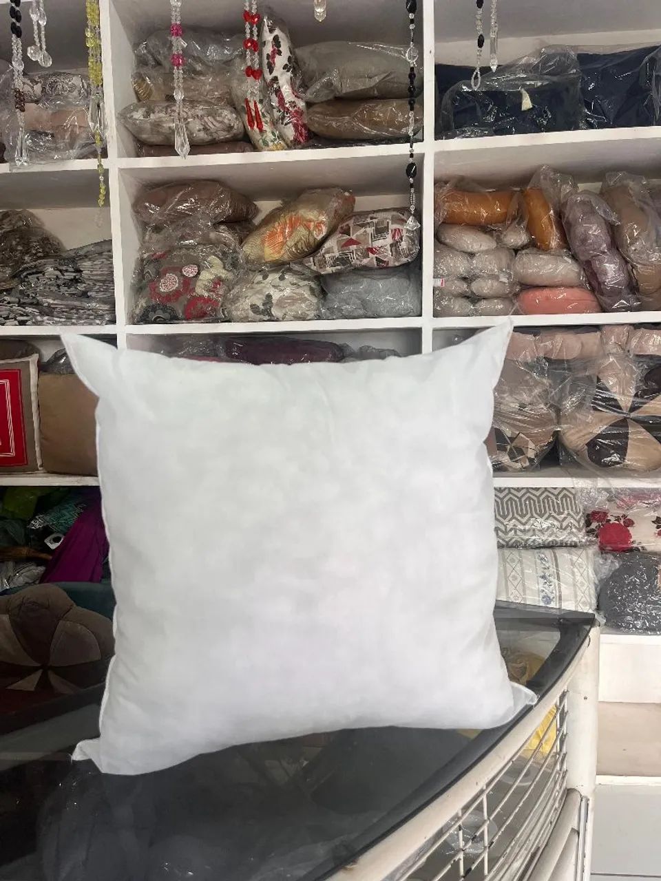 Enchimento para almofada 45x45 100% algodão 