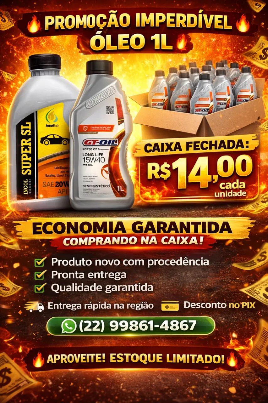 Oleo 15w40 linha diesel