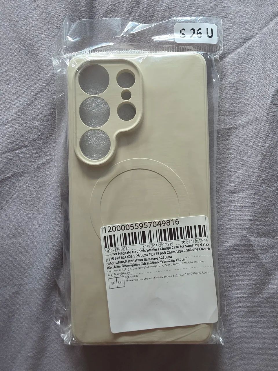 Vendo Capa de Silicone com Magsafe S26 Ultra 