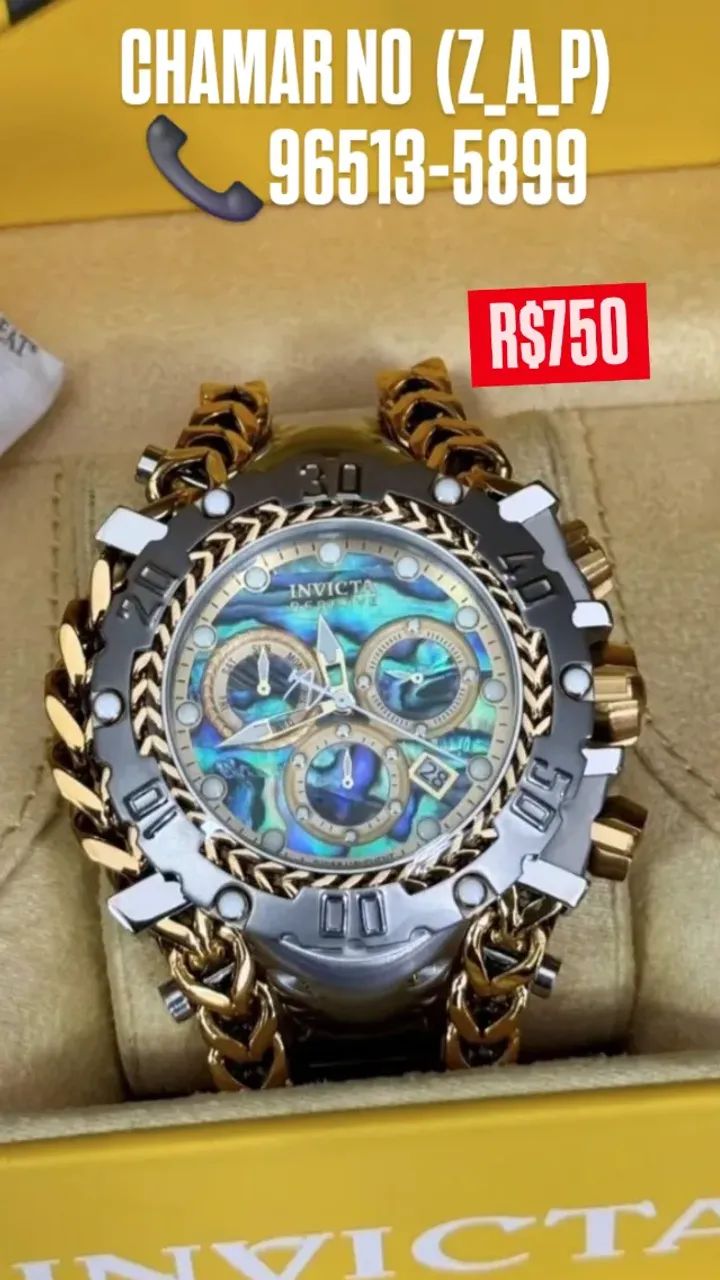 Relógio INVICTA GLADIADOR MISTO  - ENTREGAMOS 