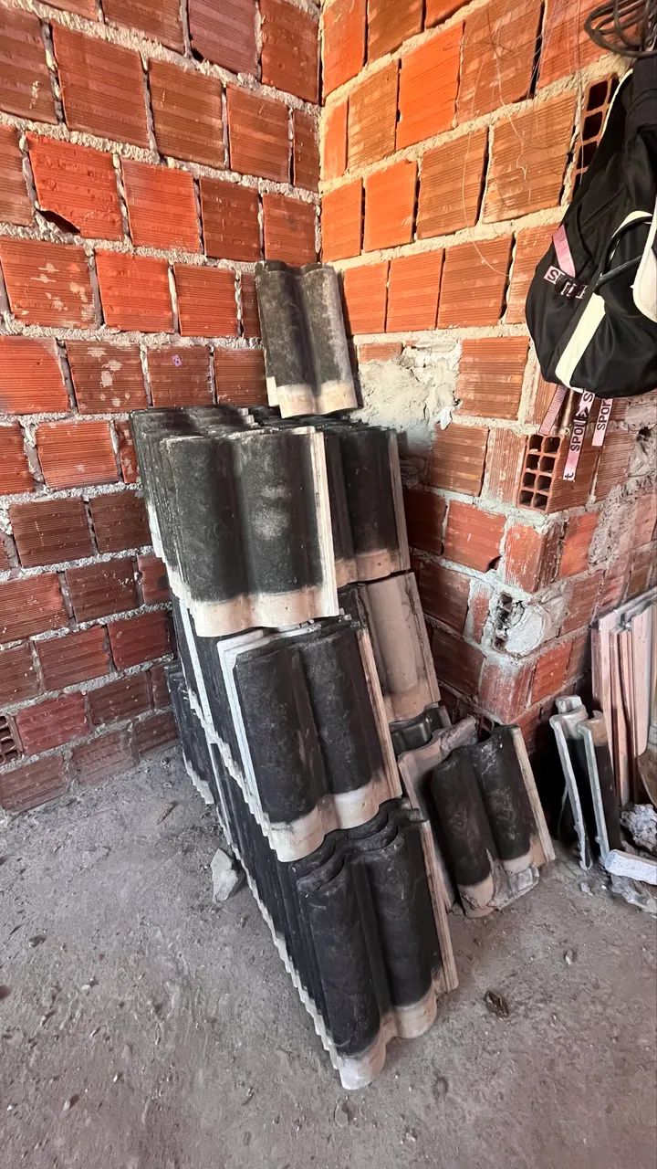 Telhas de concreto - cimento 