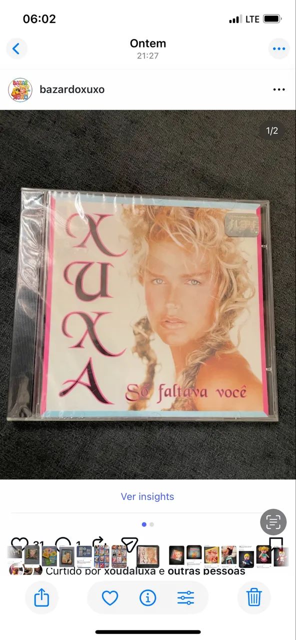 Cd xuxa só faltava você ( lacrado ) 