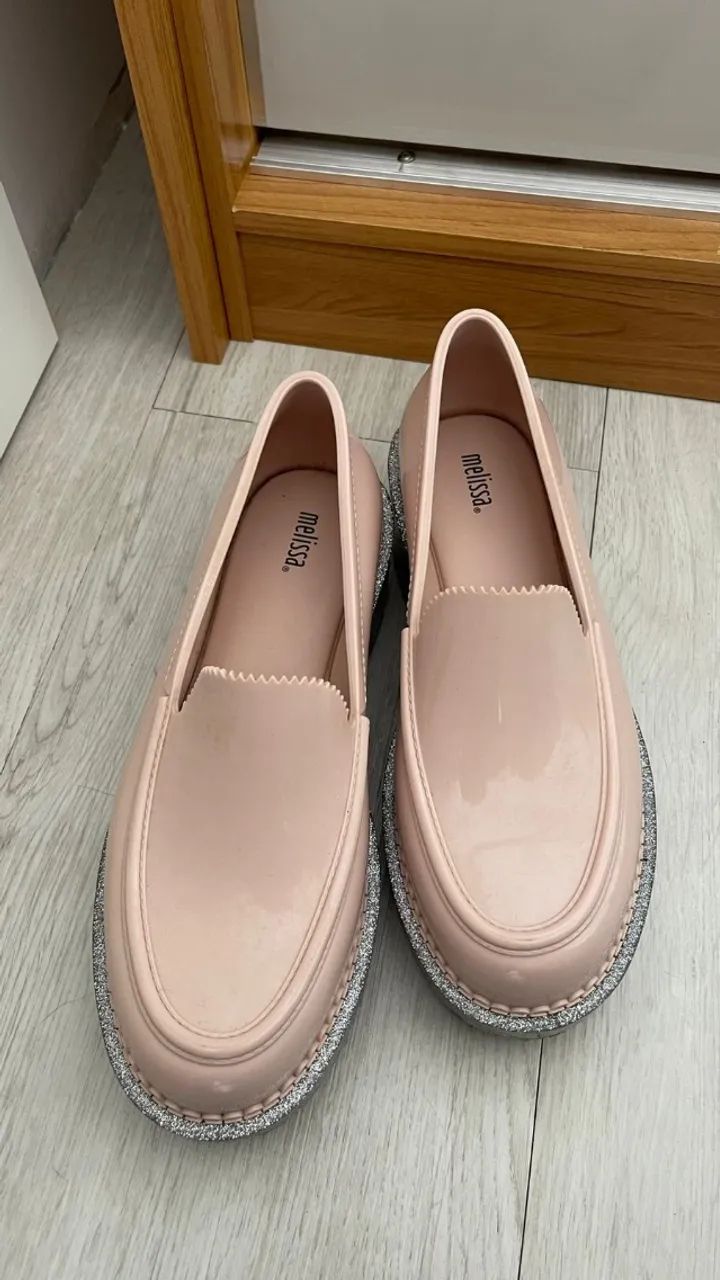 Melissa Rosa Mocassim Tamanho 37