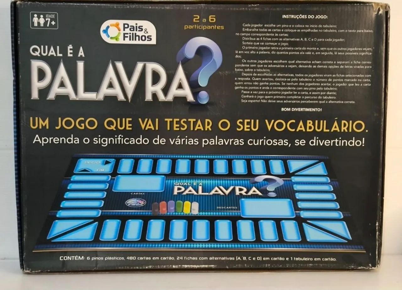 Jogo Qual é a Palavra - Completo (pais e filhos) - Foto 3