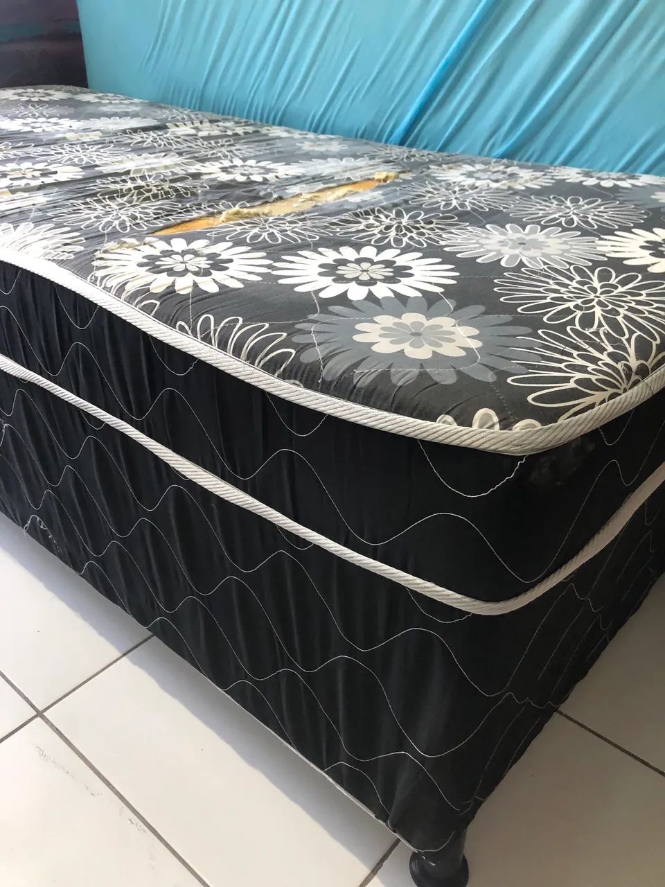 Cama box com colchão conjugado - Foto 3