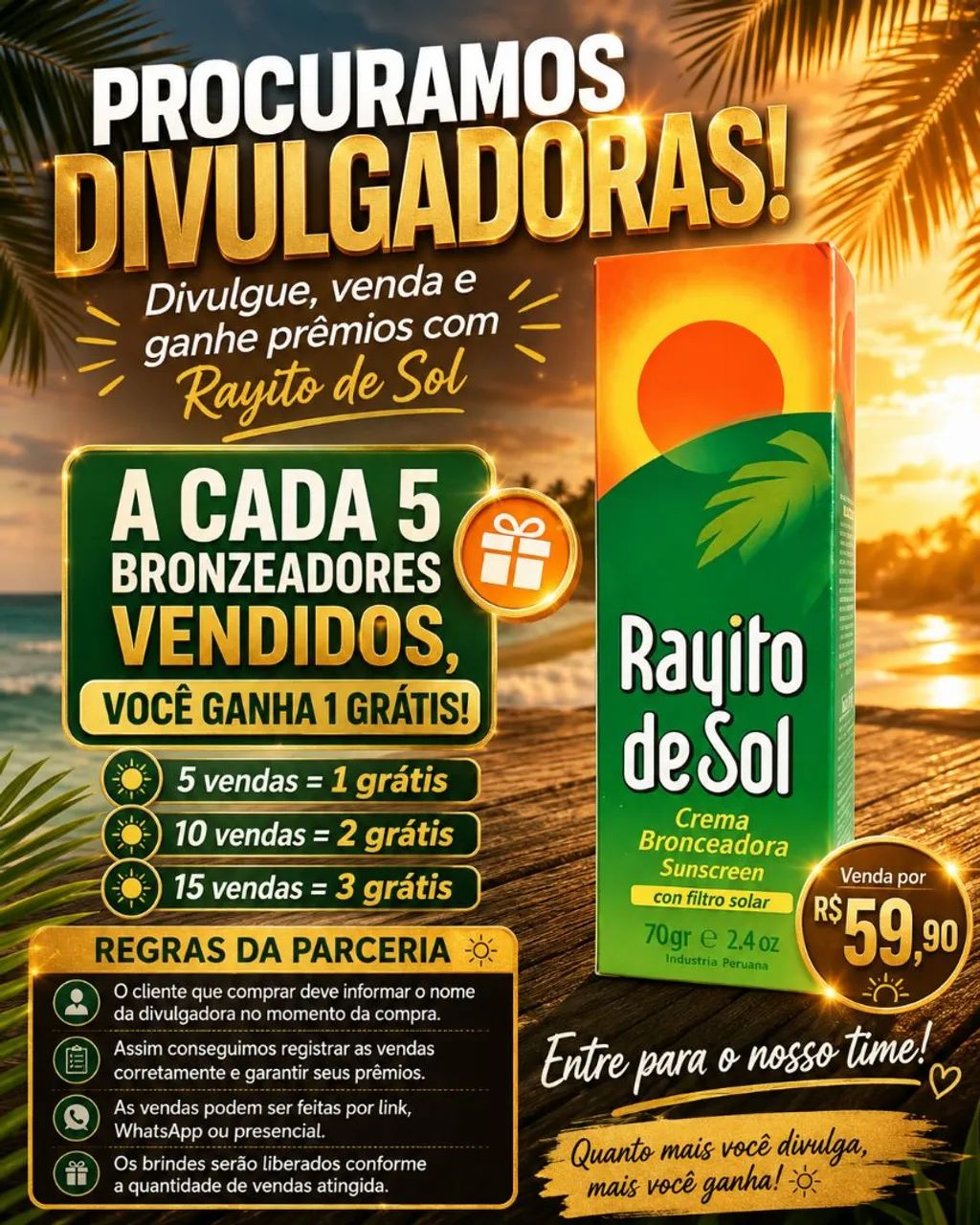 BRONZEADOR RAYITO DE SOL  - Foto 2