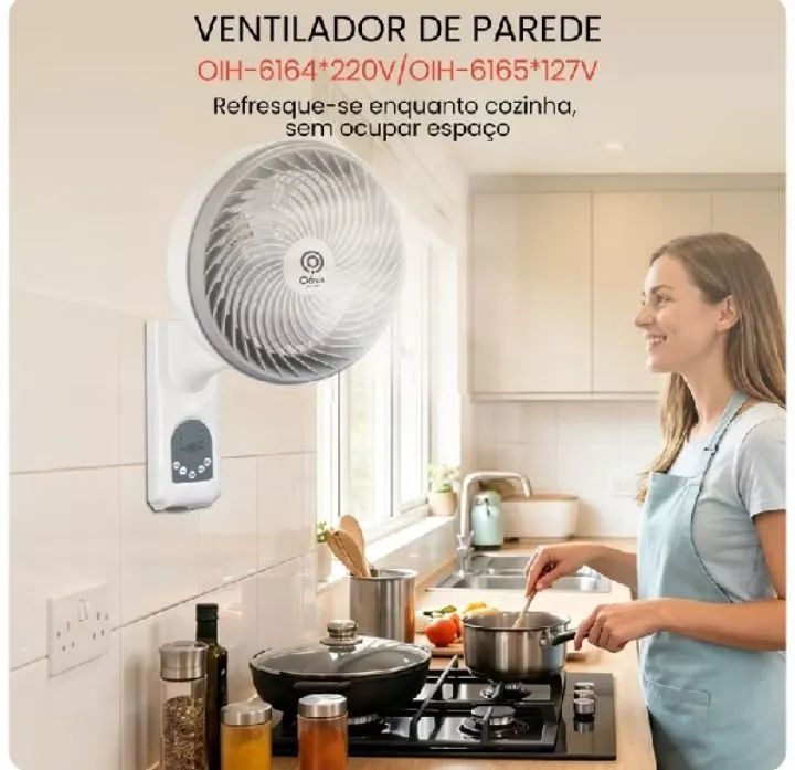 Ventilador de parede Onistek  - Foto 4