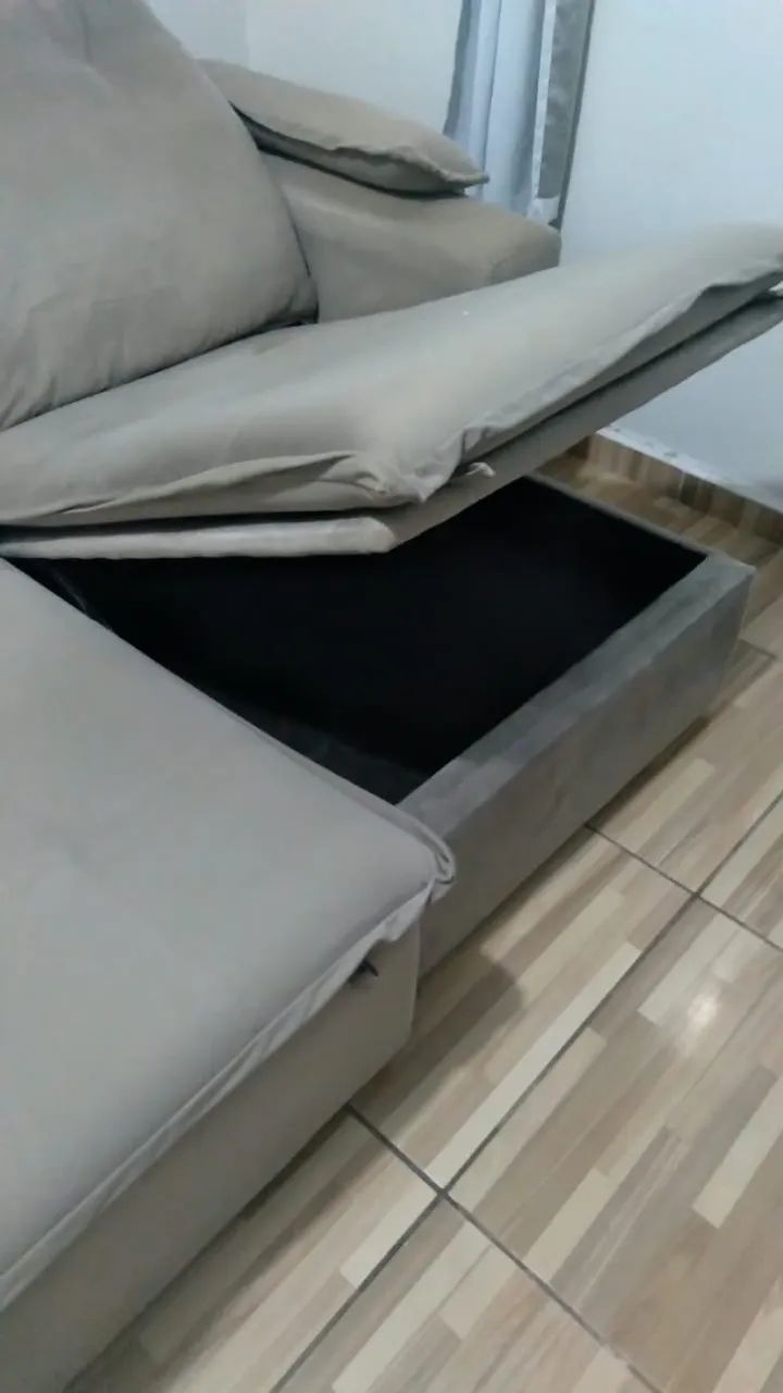 Sofá retrátil 3 lugares - Foto 5