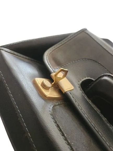Necessaire vintage classic em couro  - Foto 4