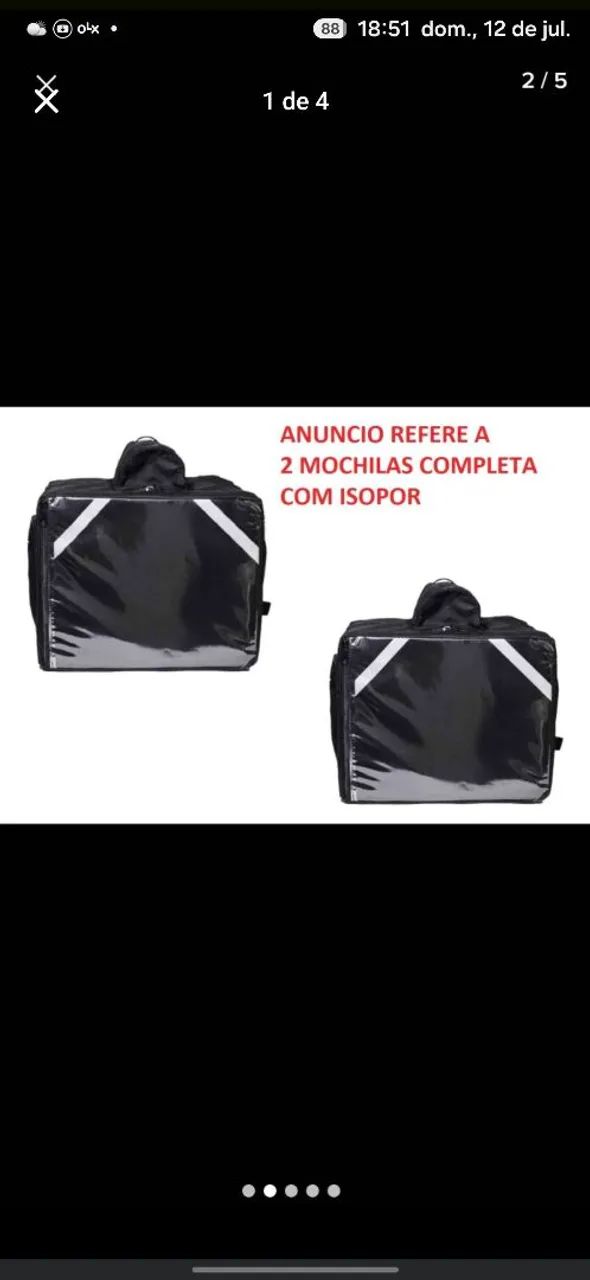 2 Bege de motoqueiro 45 litros - Foto 2