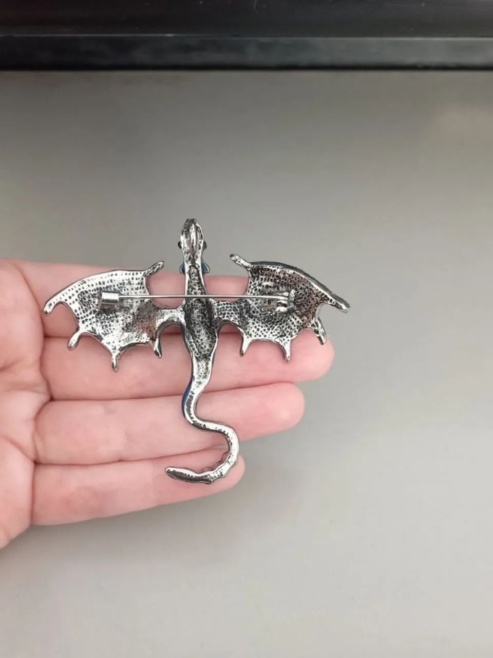 Broche de Dragão Asas Azul e Verde (novo) - Foto 5