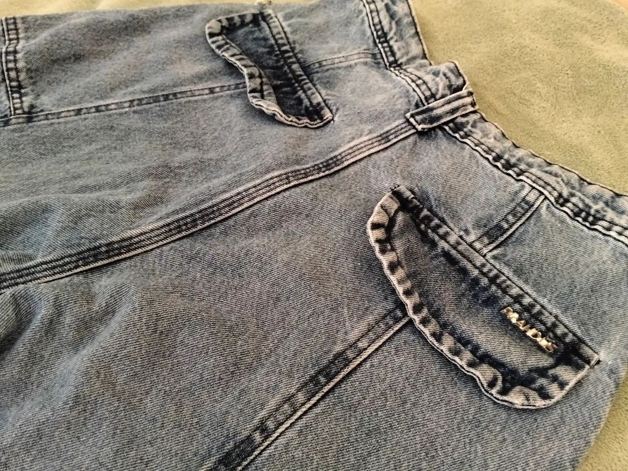 Calça Jeans Wide Leg Com Costura Frontal Alinhada - Foto 3