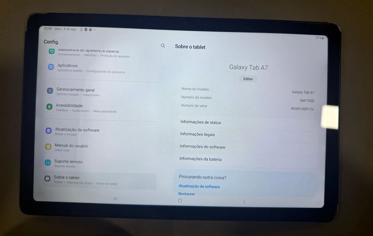  GALAXY TAB A7 SM-t500 - Foto 3