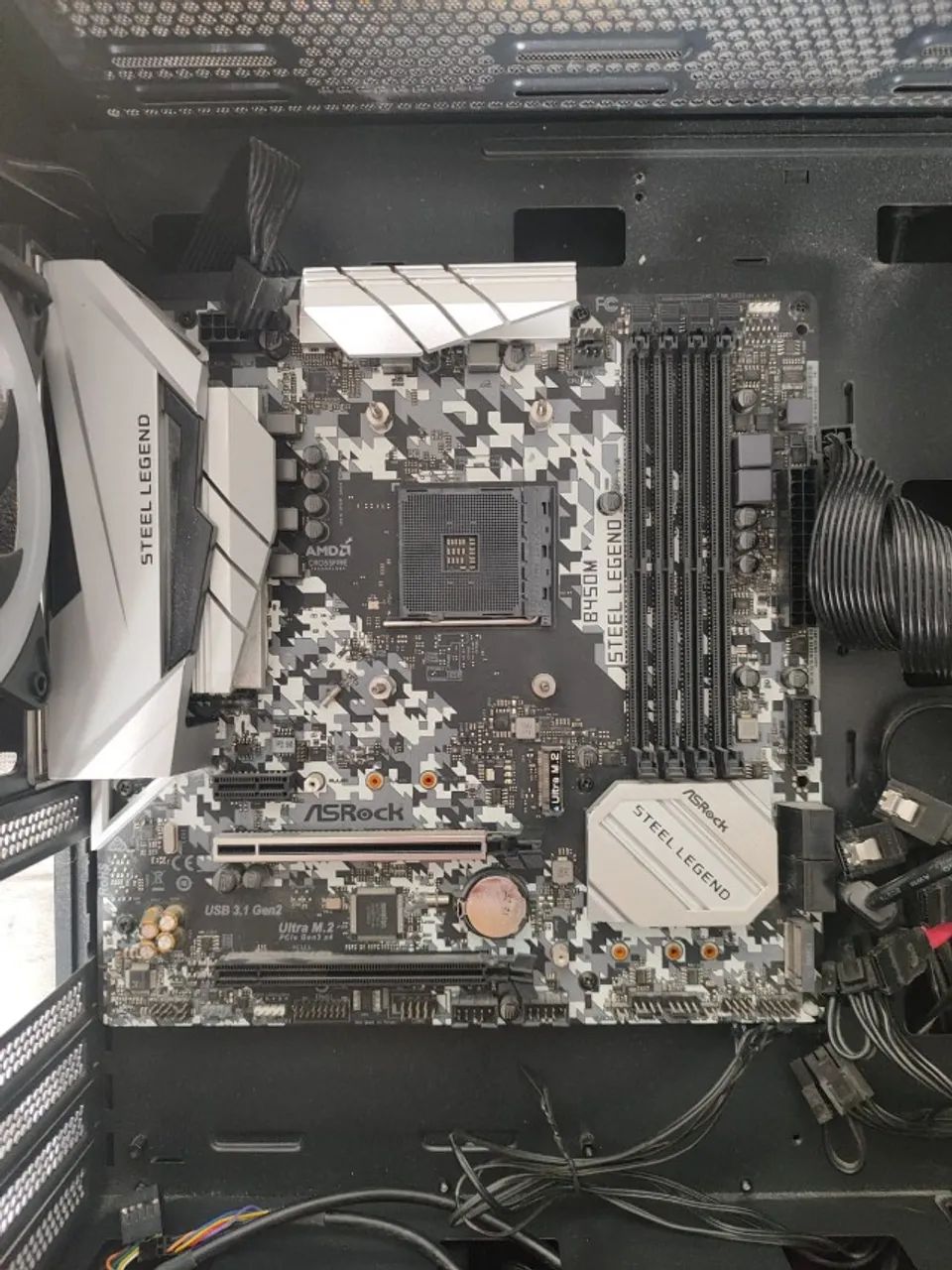 Placa Mãe AsRock B450M Steel Legend - Foto 3