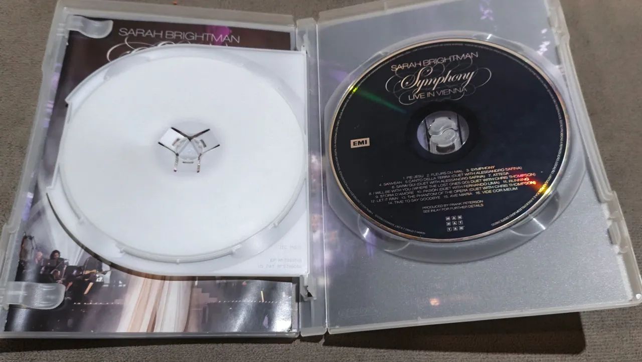 DVD SARAH BRIGHTMAN - SYMPHONY LIVE IN VIENNA (DVD ORIGINAL) - Foto 3