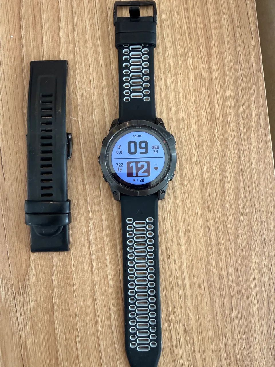Relógio Garmin Fênix 7 51mm Saphire solar 