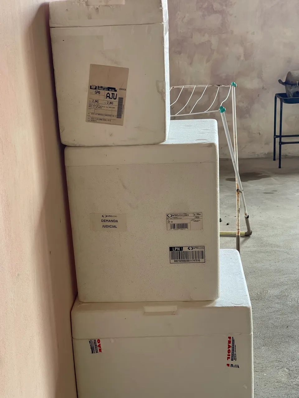 3 caixas de isopor  (NOVAS) - Foto 2