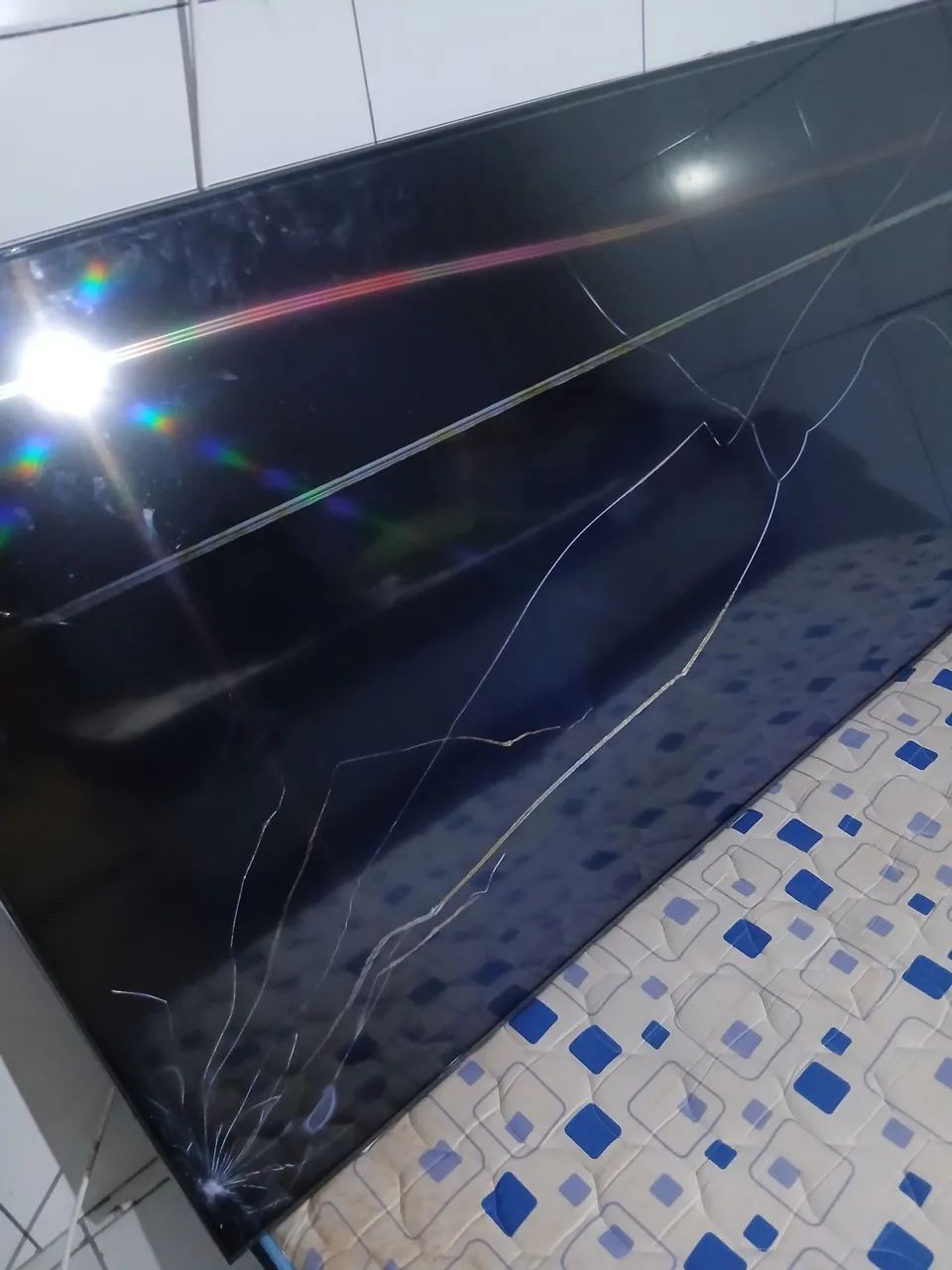 TV Samsung 75 polegadas pra reparo  - Foto 2