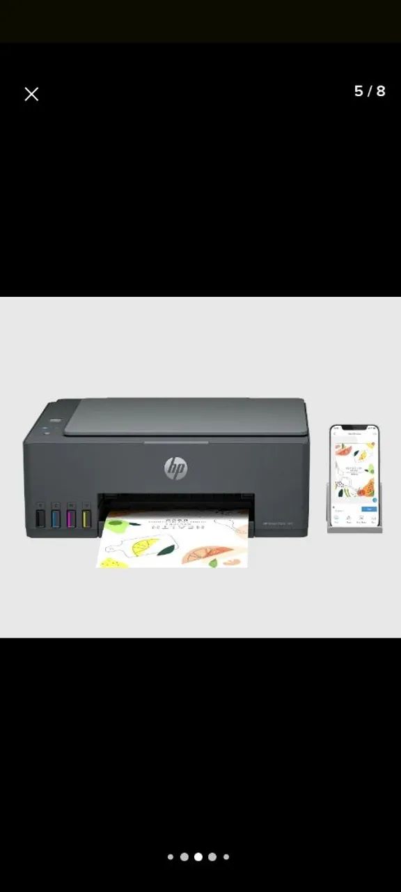 Impressora colorida HP Smart tank 581 - Foto 2