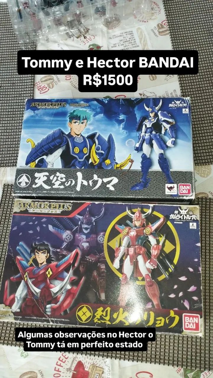 Action figures Tommy e Hector samurai Warriors BANDAI
