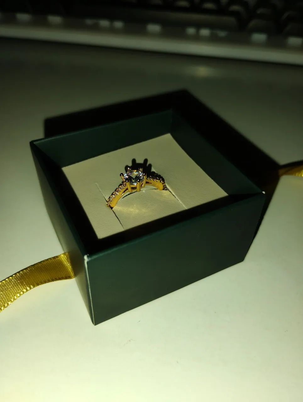 Anel com Pedra Rara em Ouro 18k - Foto 5