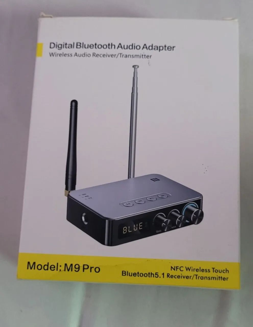 Transmissor receptor de áudio Bluetooth MX9 PRO com FM - Foto 4