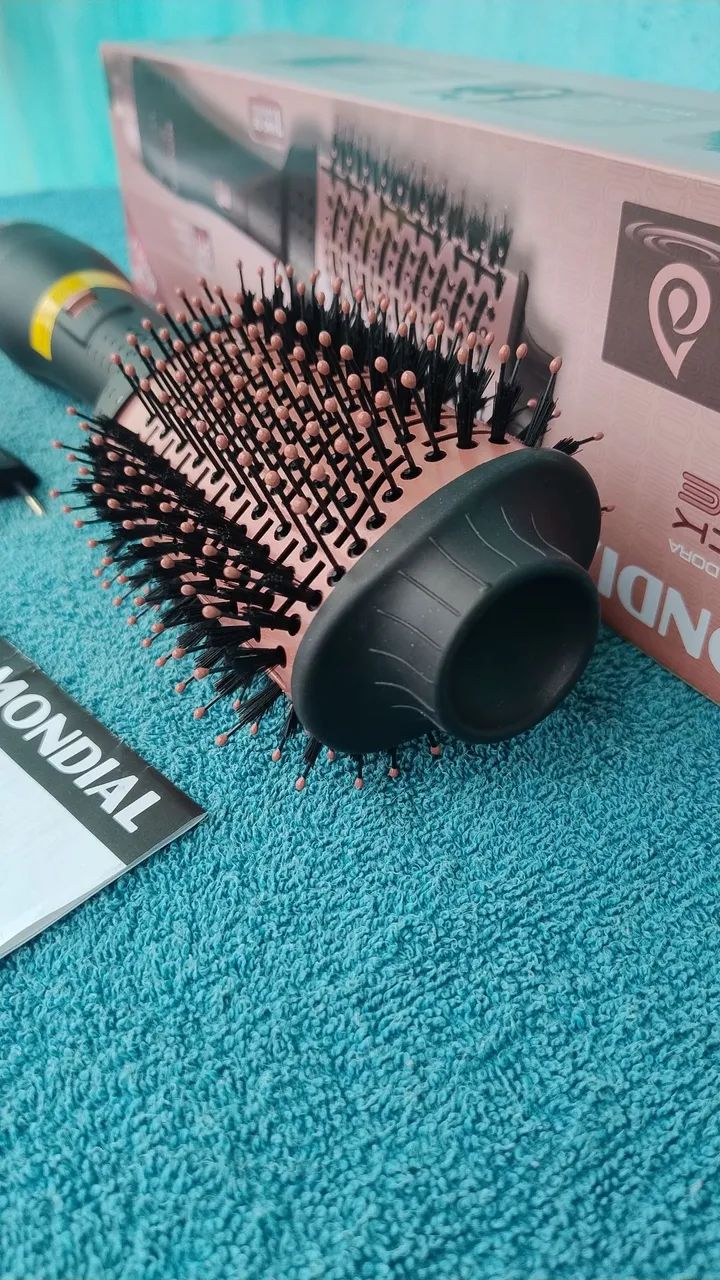 Escova secadora MONDIAL (3 em 1) Seca, alisa e modela. - Foto 3