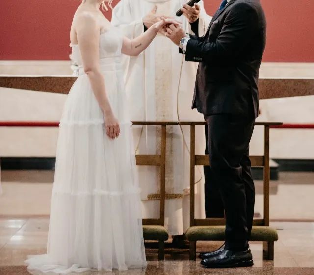 Vestido de noiva branco tule  - Foto 3