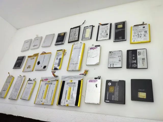 lote baterias celular e tablet usadas litio  - Foto 5